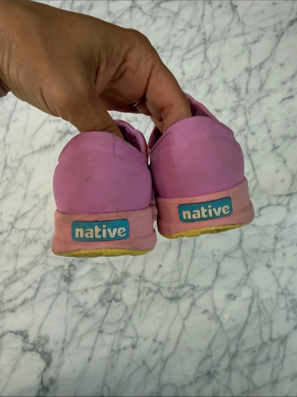 Native Shoes Robbie Sugarlite Slip-On Kids Sz 2 Pink Lightweight Water Shoes